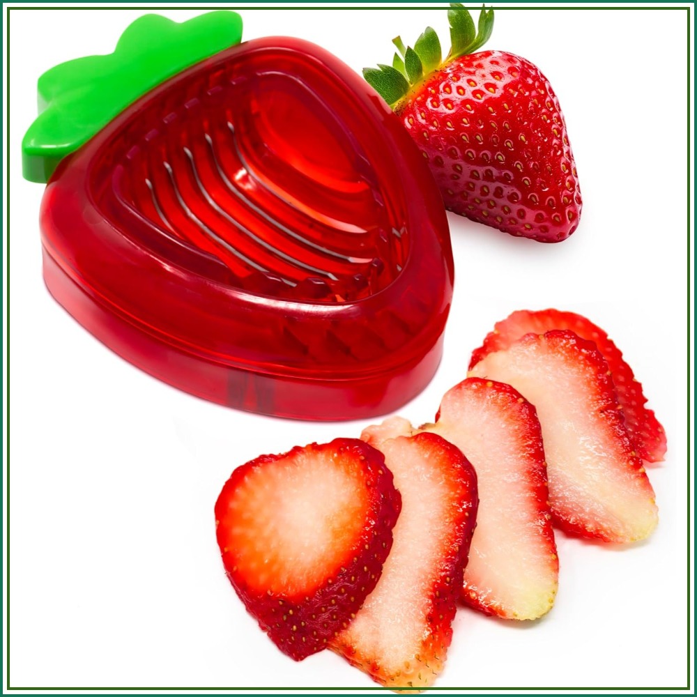 Kitchen Gadgets Joie - Joie Strawberry Slicer, Perfectly Even Fruit
