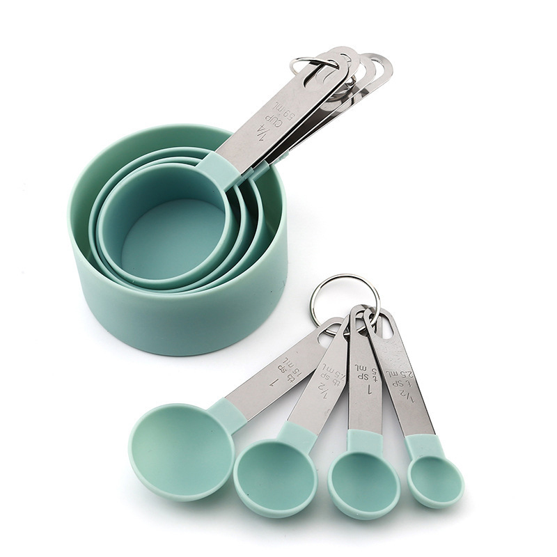 8PCS Measuring Cups Spoons Set - Quirky Kitchen Gadgets ulasan dan harga