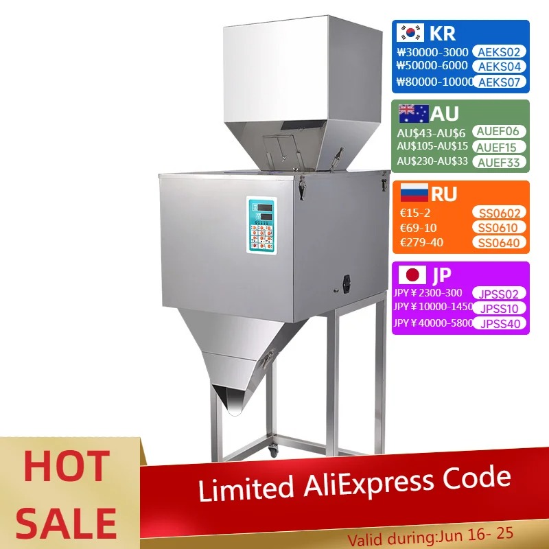 【 Hot】10-3000G Powder Granule  - Food Vacuum Sealer ulasan dan harga