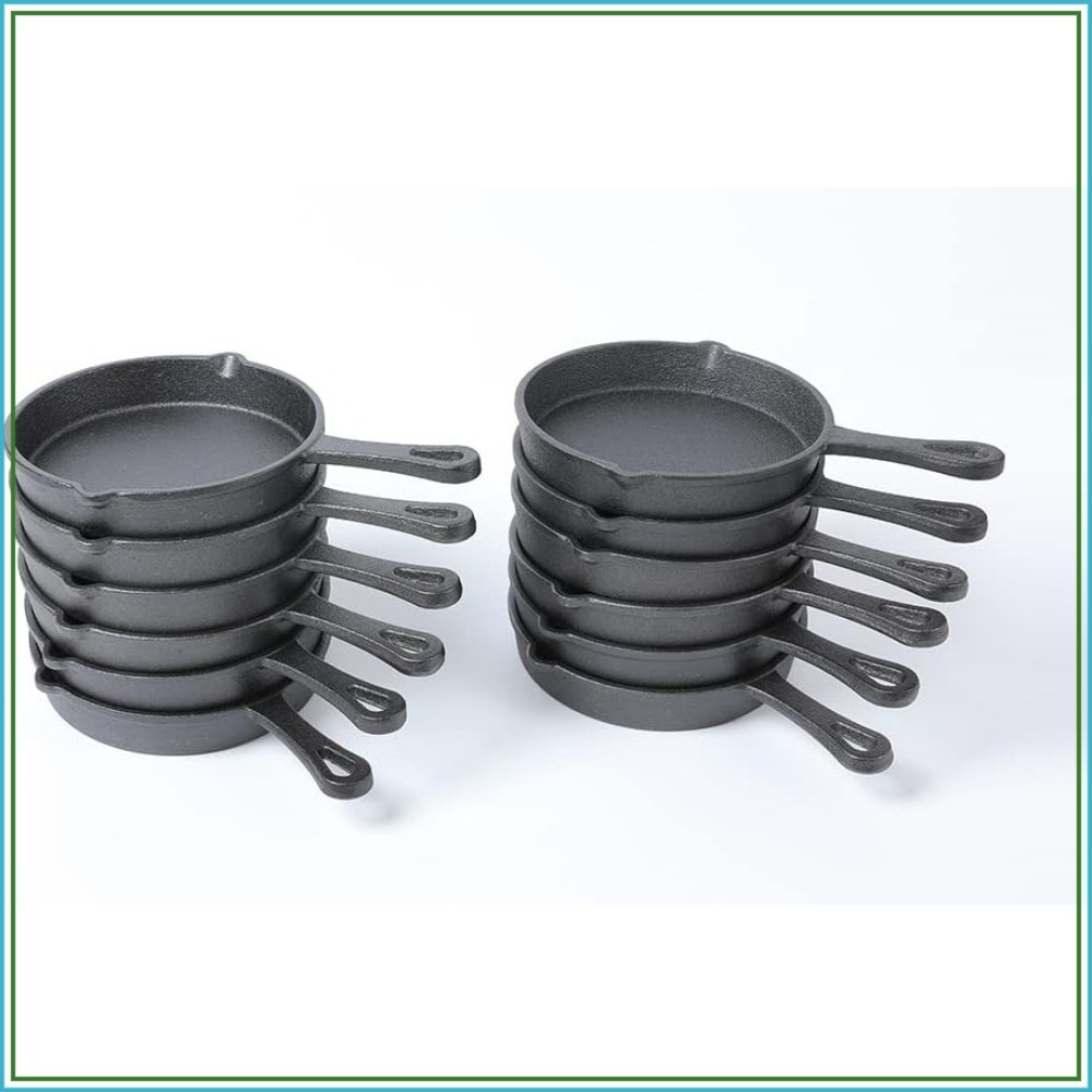 Cast Iron Mini Skillet, Round  - Cast Iron Skillet ulasan dan harga