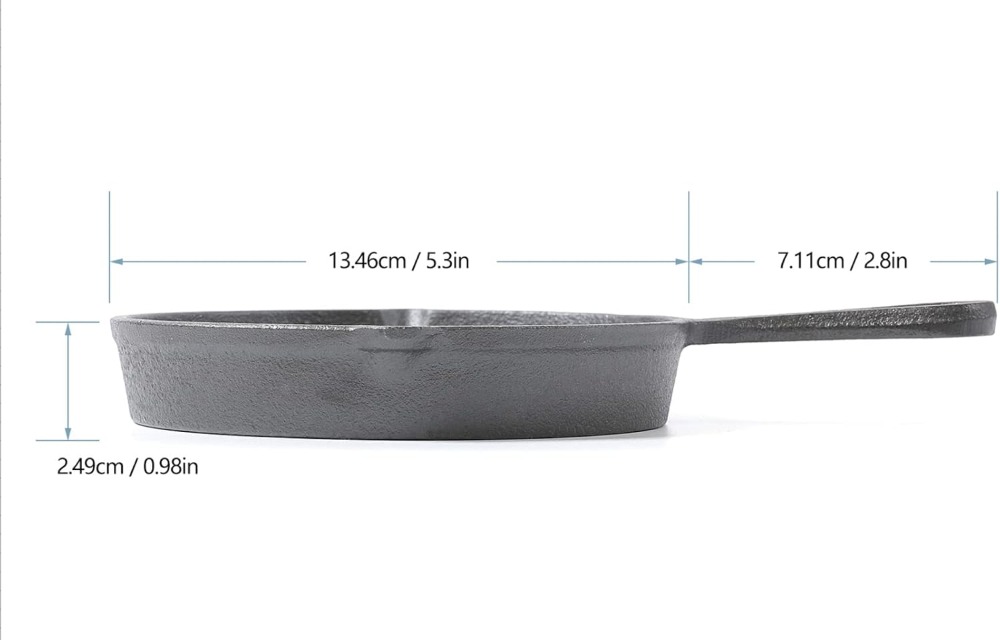 Cast Iron Mini Skillet, Round  - Cast Iron Skillet ulasan dan harga