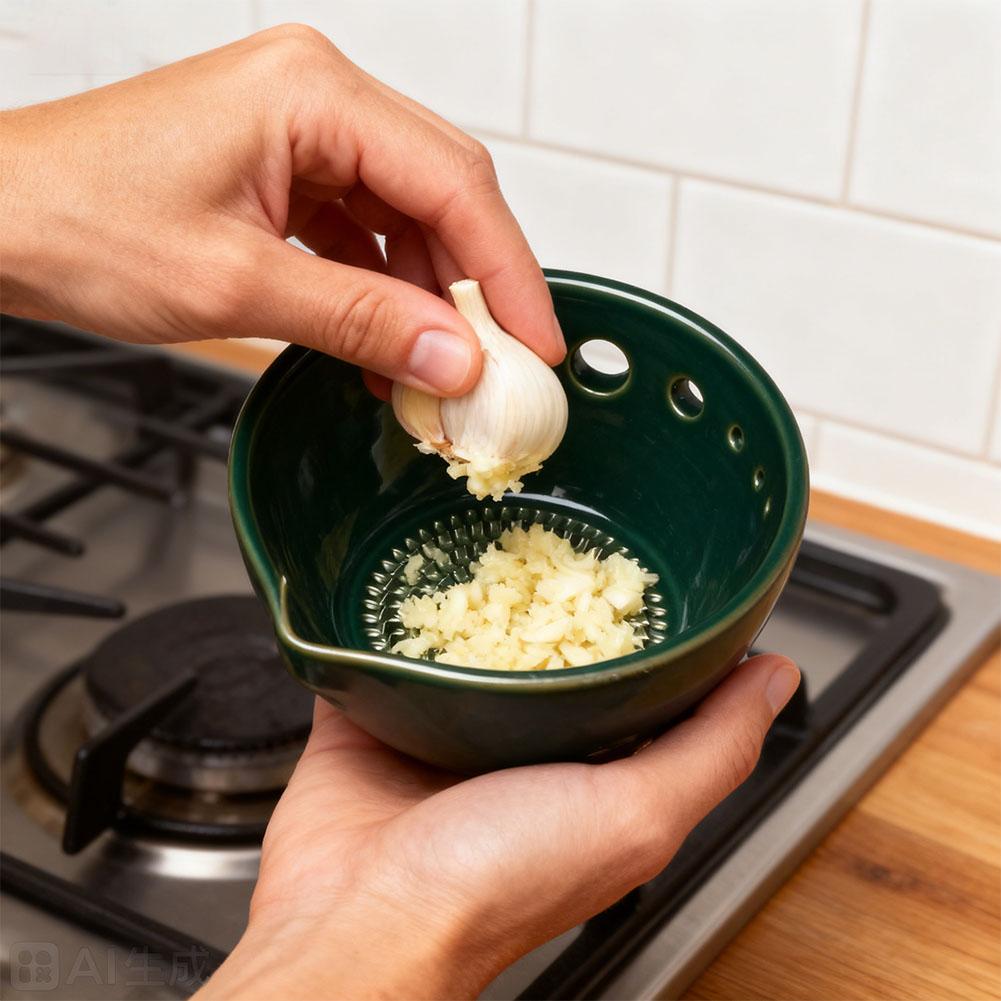 Garlic Grater Handmade Pottery - Kitchen Gadgets Save Time ulasan dan harga