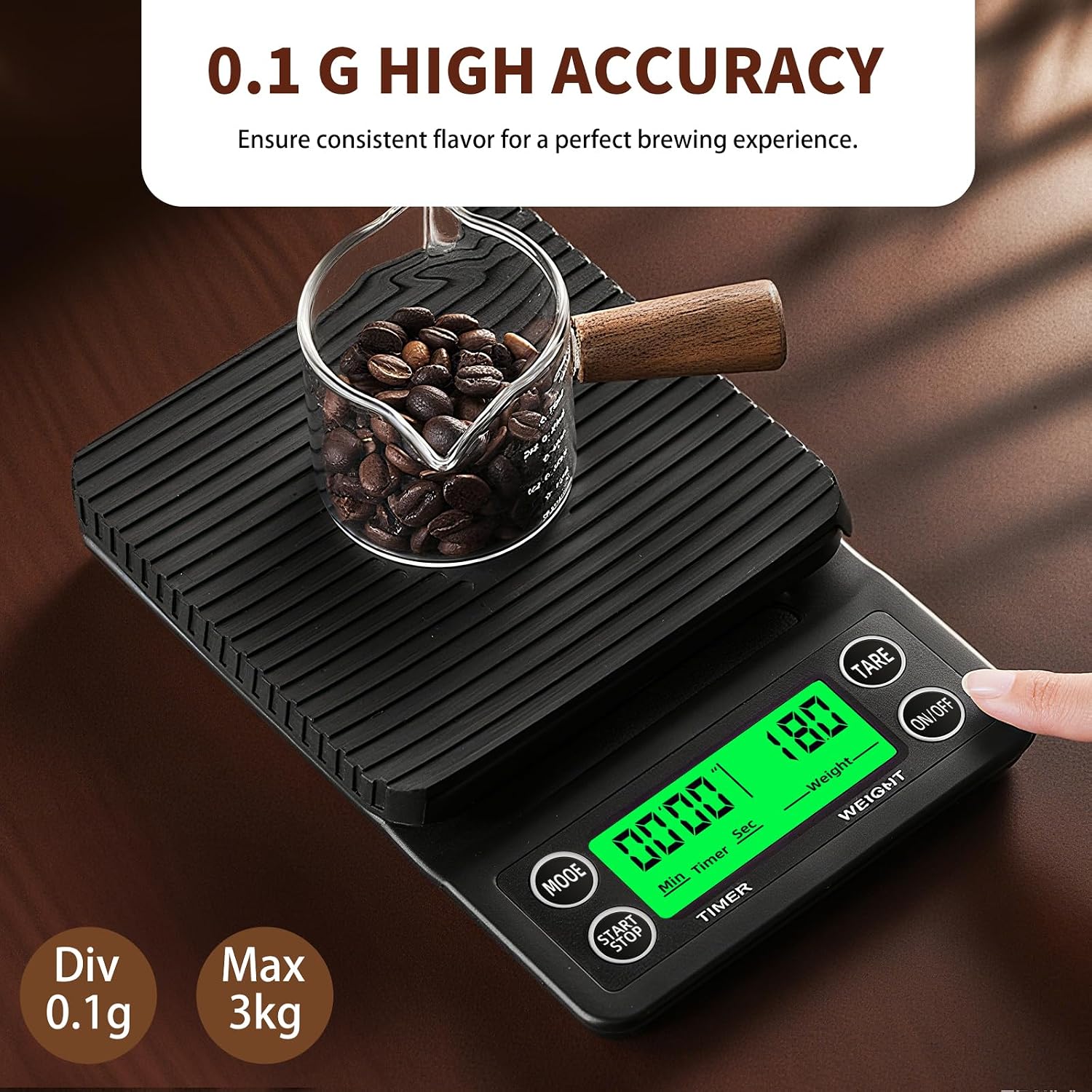 Digital Coffee Scale with Time - Kitchen Timer Digital ulasan dan harga