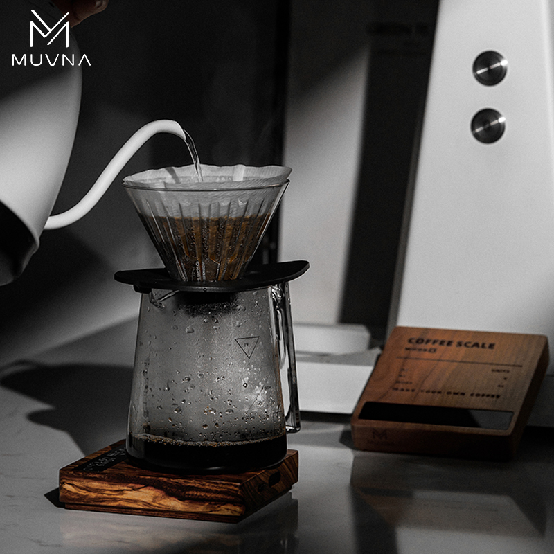 MUVNA Solid Wood Coffee Scale  - Kitchen Timer Digital ulasan dan harga