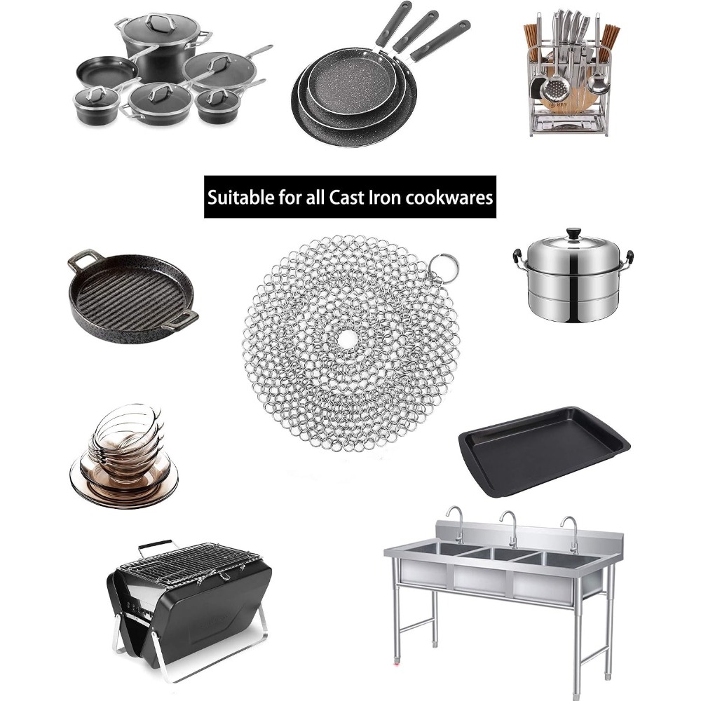 Premium 2 Pack Stainless Steel - Cast Iron Skillet ulasan dan harga