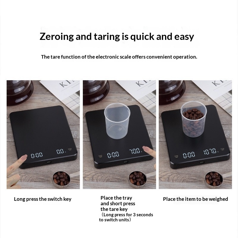 High Precision Coffee Scale wi - Kitchen Timer Digital ulasan dan harga