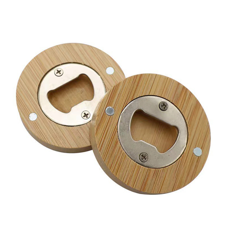 1/2PCS Round Bottle Opener Woo - Kitchen Gadgets Home Party ulasan dan harga