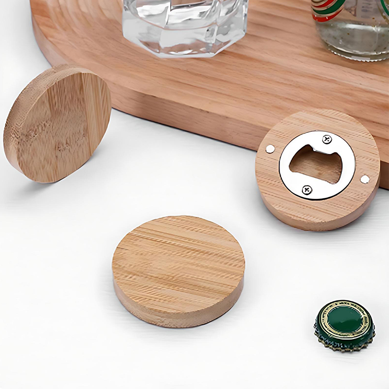 1/2PCS Round Bottle Opener Woo - Kitchen Gadgets Home Party ulasan dan harga