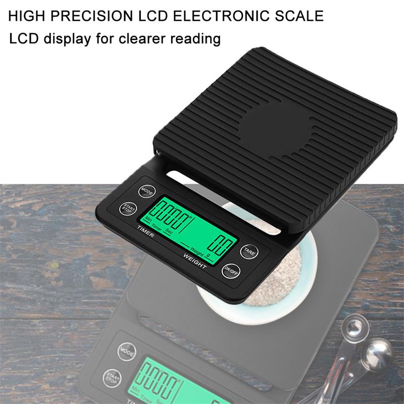 1pc Black Precision Coffee Dro - Kitchen Timer Digital ulasan dan harga