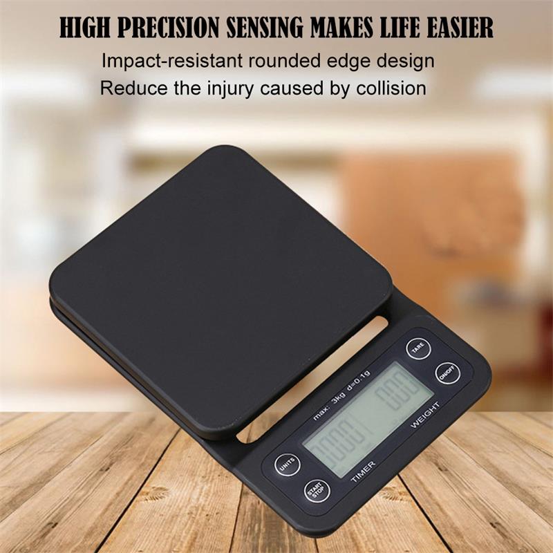1pc Black Precision Coffee Dro - Kitchen Timer Digital ulasan dan harga