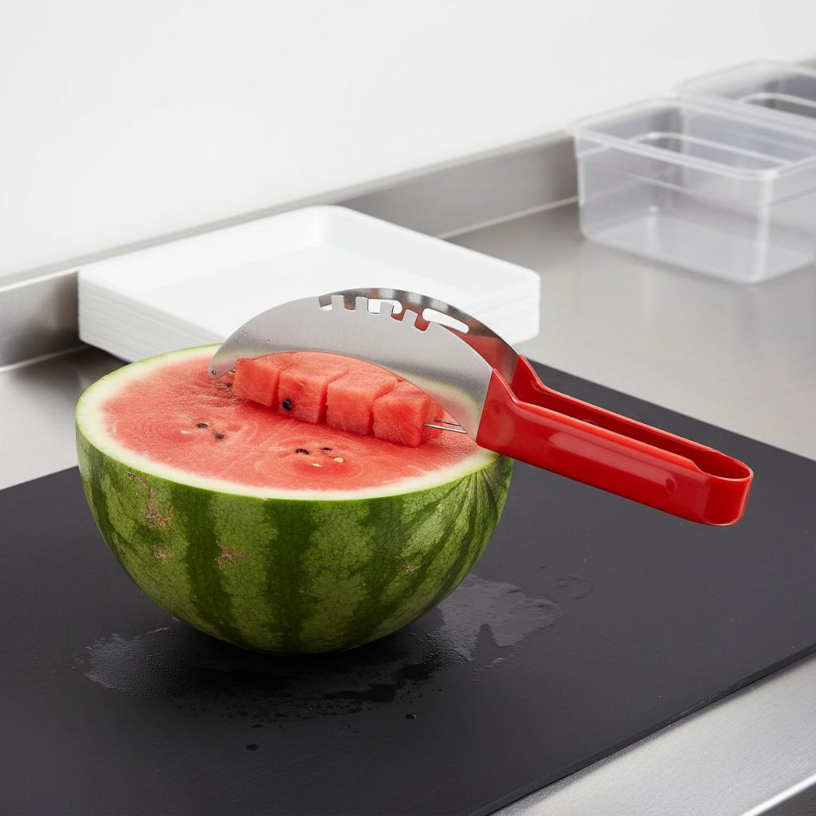 Watermelon Cube Cutter Food Gr - Kitchen Gadgets Save Time ulasan dan harga