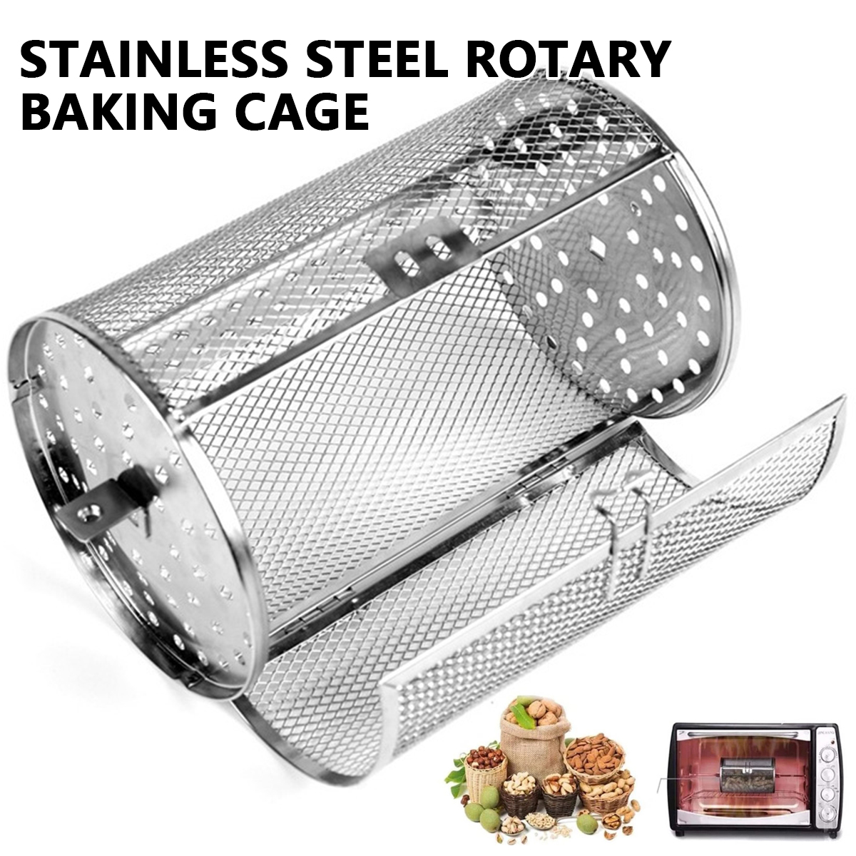 Rotisserie Basket Stainless St - Kitchen Gadgets Made In Usa ulasan dan harga