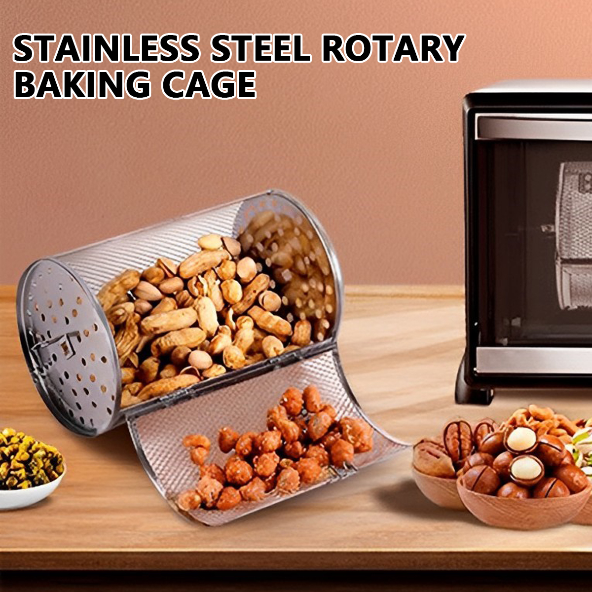 Rotisserie Basket Stainless St - Kitchen Gadgets Made In Usa ulasan dan harga