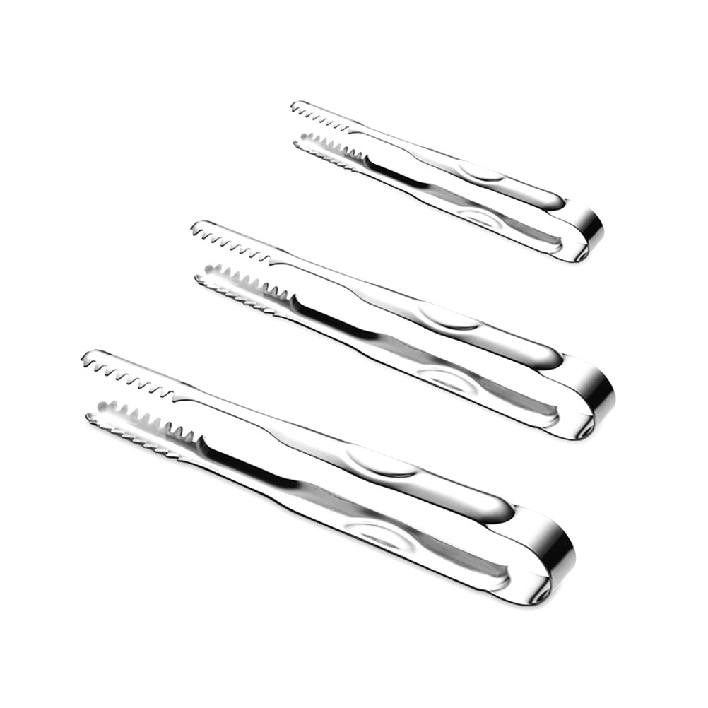 3Pcs Stainless Steel Ice Tongs - Kitchen Gadgets Home Party ulasan dan harga