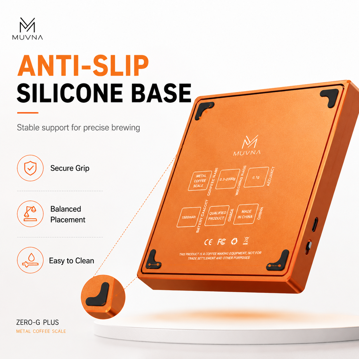 MUVNA Coffee Scale Espresso Sc - Kitchen Timer Digital ulasan dan harga