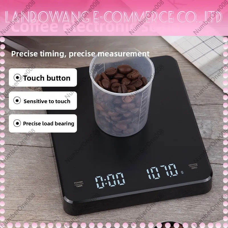Rechargeable Coffee Scale 3kg/ - Kitchen Timer Digital ulasan dan harga
