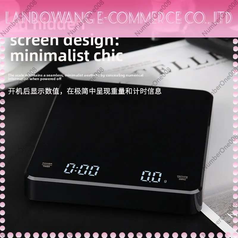 Rechargeable Coffee Scale 3kg/ - Kitchen Timer Digital ulasan dan harga