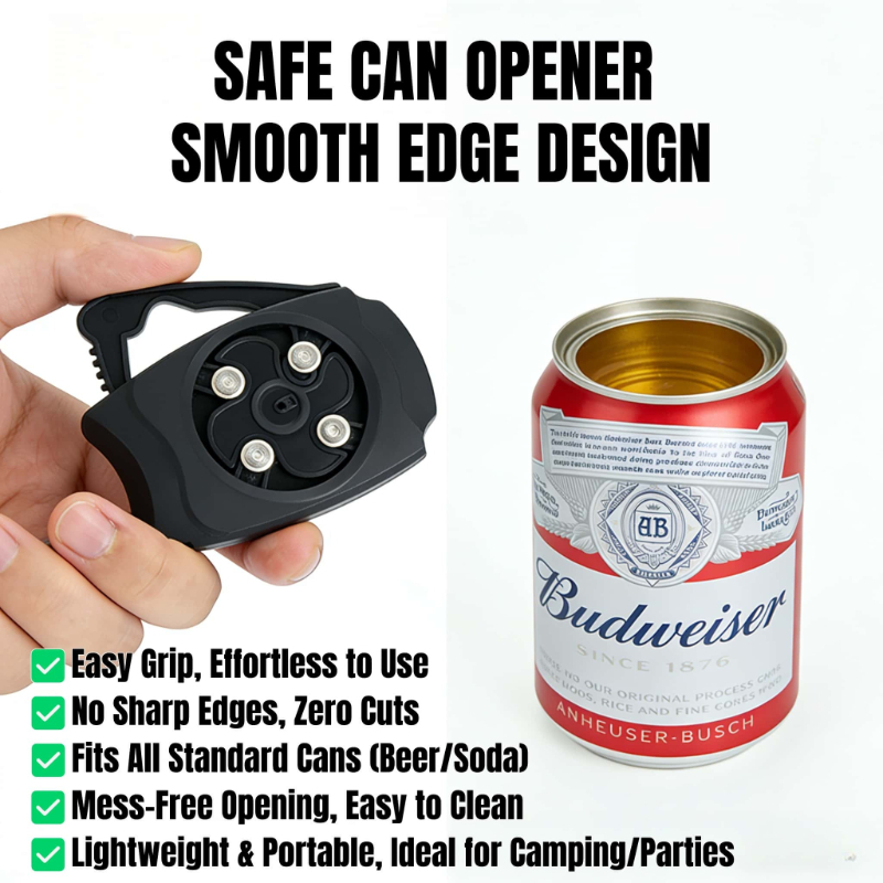 1pc Smooth Edge Safe Can Opene - Kitchen Gadgets Home Party ulasan dan harga
