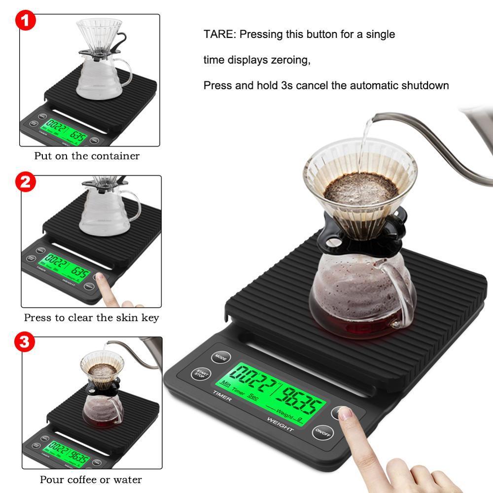 3kg/0.1g 5kg/0.1g Drip Coffee  - Kitchen Timer Digital ulasan dan harga