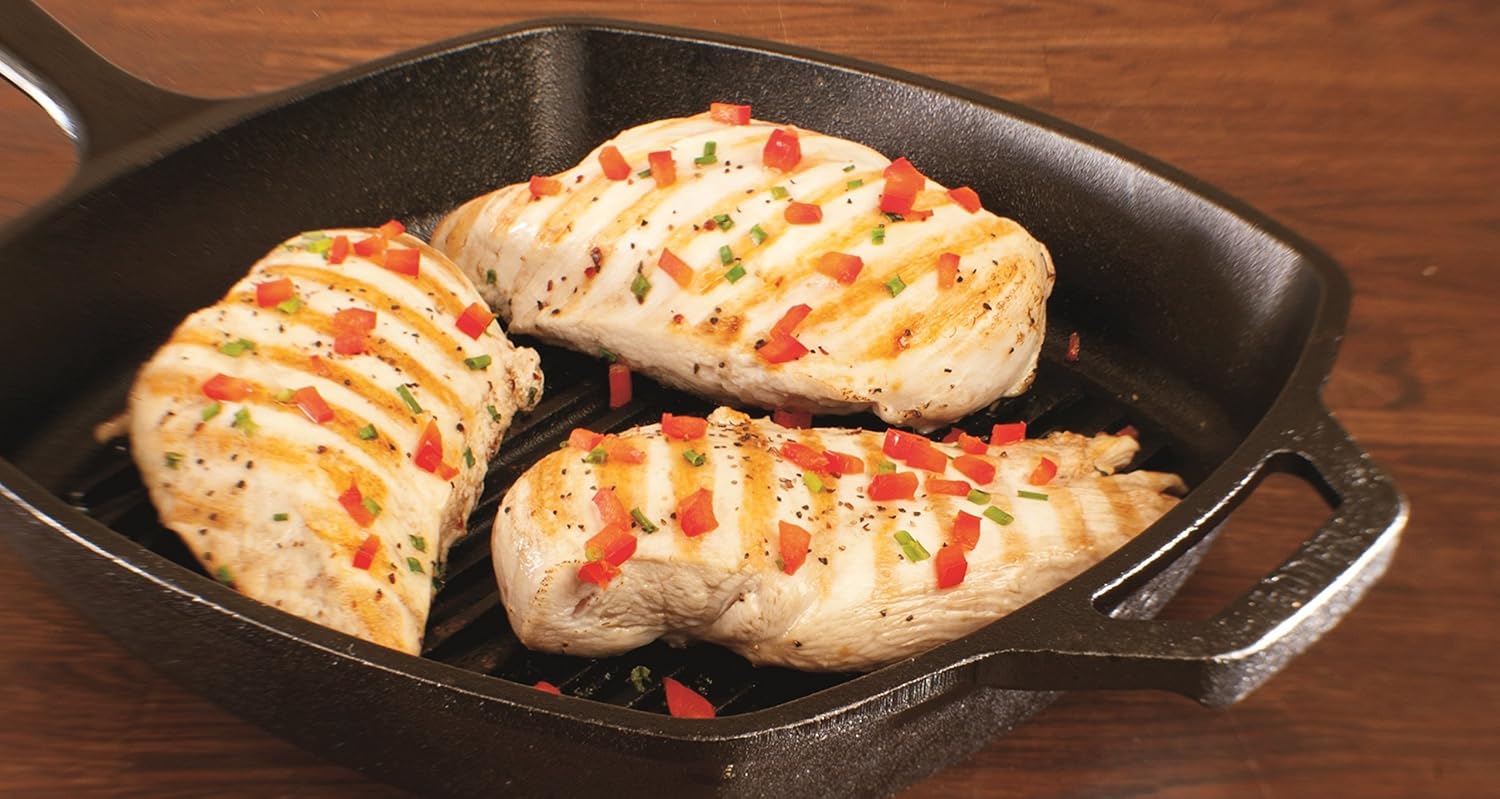 Cast Iron Grill Pan 10.5 Inch  - Cast Iron Skillet ulasan dan harga