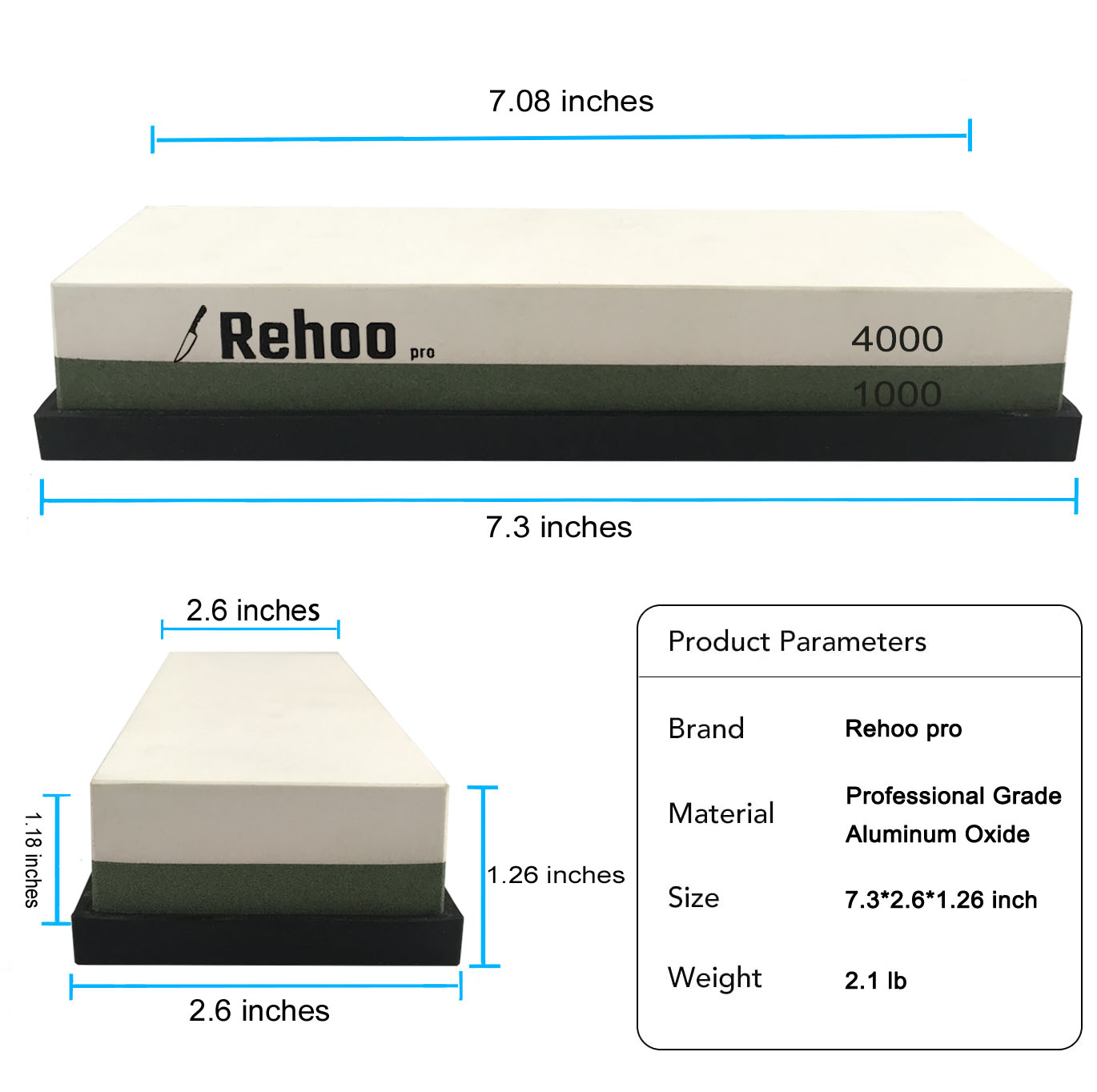Rehoo Double-sided Whetstone 1 - Kitchen Gadgets For Chefs ulasan dan harga