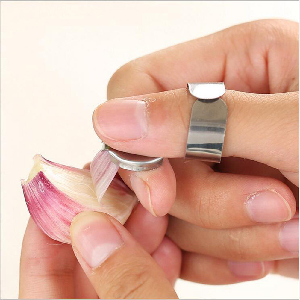 4Pcs Garlic Peeler Stainless S - Kitchen Gadgets Save Time ulasan dan harga