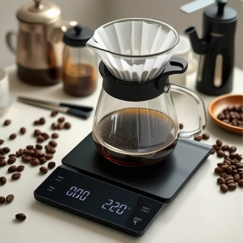 3kg/0.1g Coffee Scale With Tim - Kitchen Timer Digital ulasan dan harga
