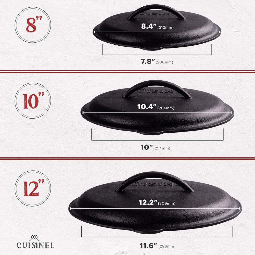 Triple-Size Pre-Seasoned Cast  - Cast Iron Skillet ulasan dan harga