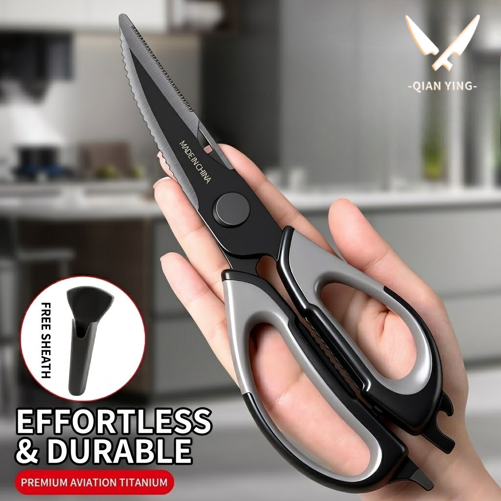 Kitchen scissors Titanium Chic - Kitchen Gadgets Ninja ulasan dan harga