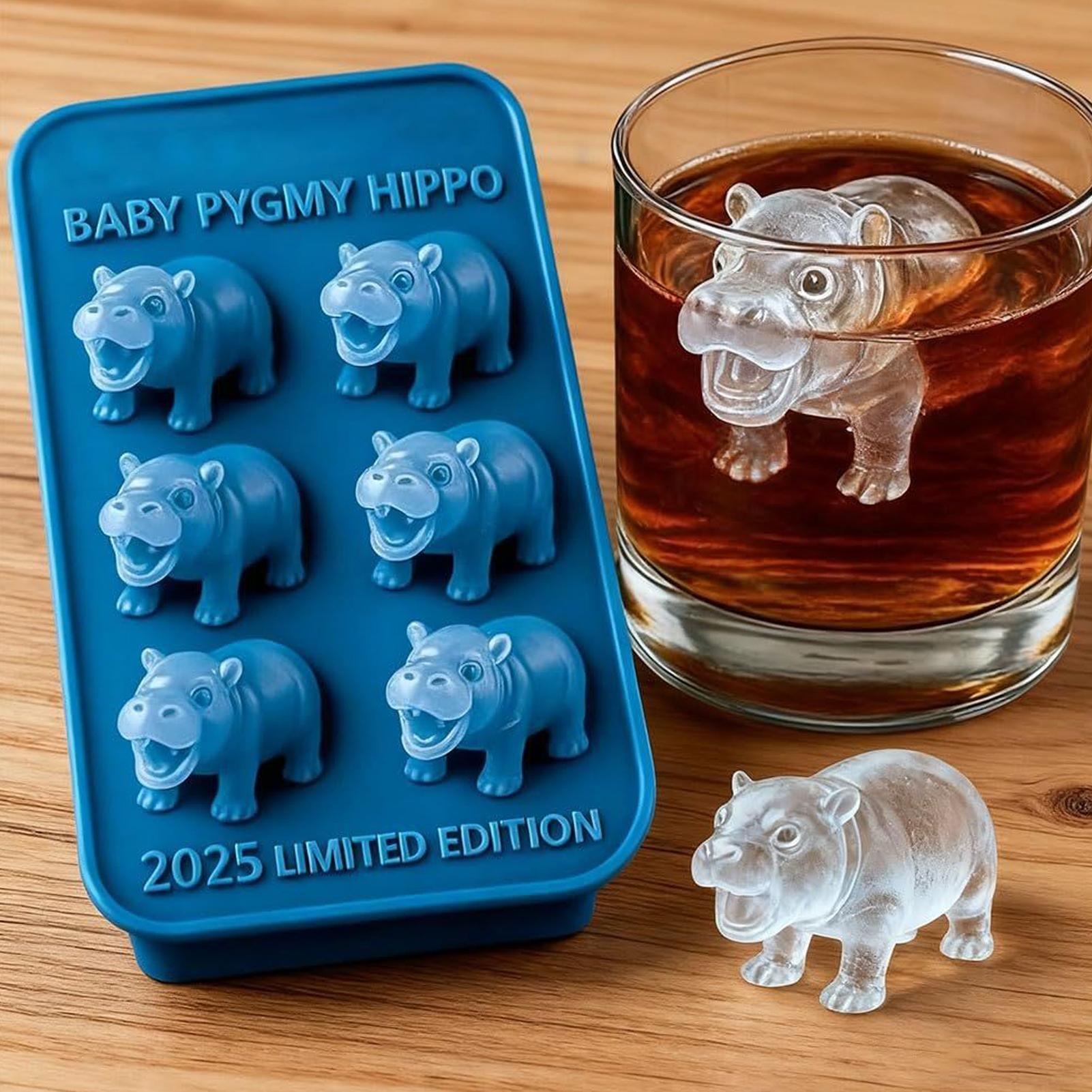 Ice Molds 6 Cavity Hippo Kitch - Kitchen Gadgets Home Party ulasan dan harga