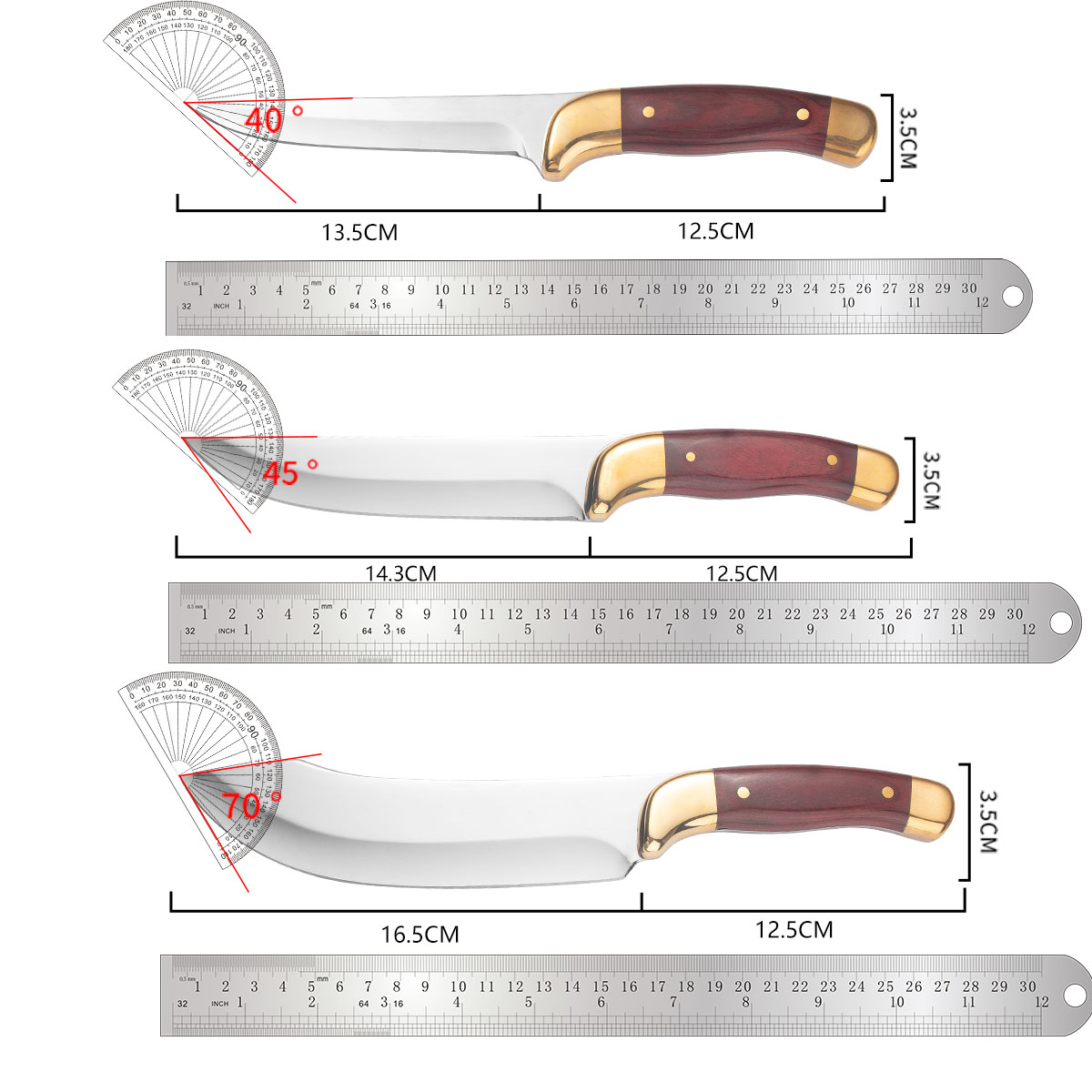 Knife and Sharpener Set,All-in - Kitchen Gadgets For Chefs ulasan dan harga