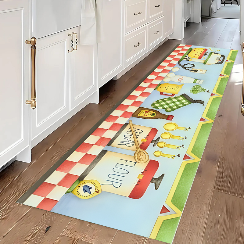 Checkered Edge Cartoon Cooking - Kitchen Gadgets Made In Usa ulasan dan harga