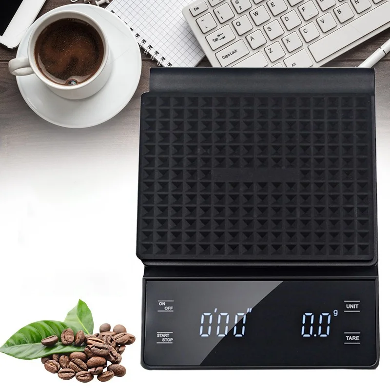 3kg/0.1g Coffee Scale with Tim - Kitchen Timer Digital ulasan dan harga