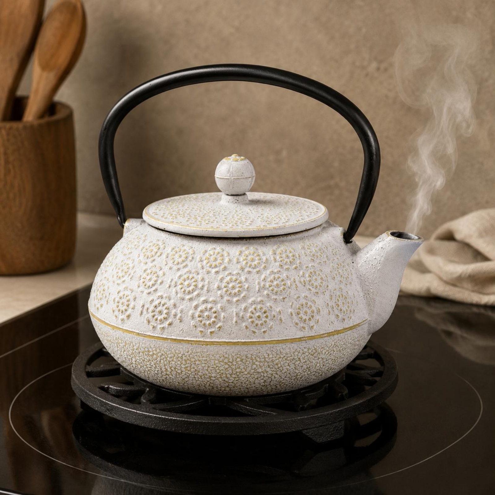 Cast Iron Teapot Speckled Cast - Cast Iron Skillet ulasan dan harga