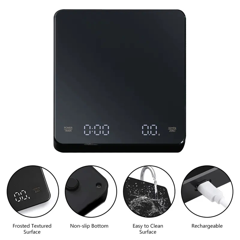 Digital Coffee Scale with Time - Kitchen Timer Digital ulasan dan harga
