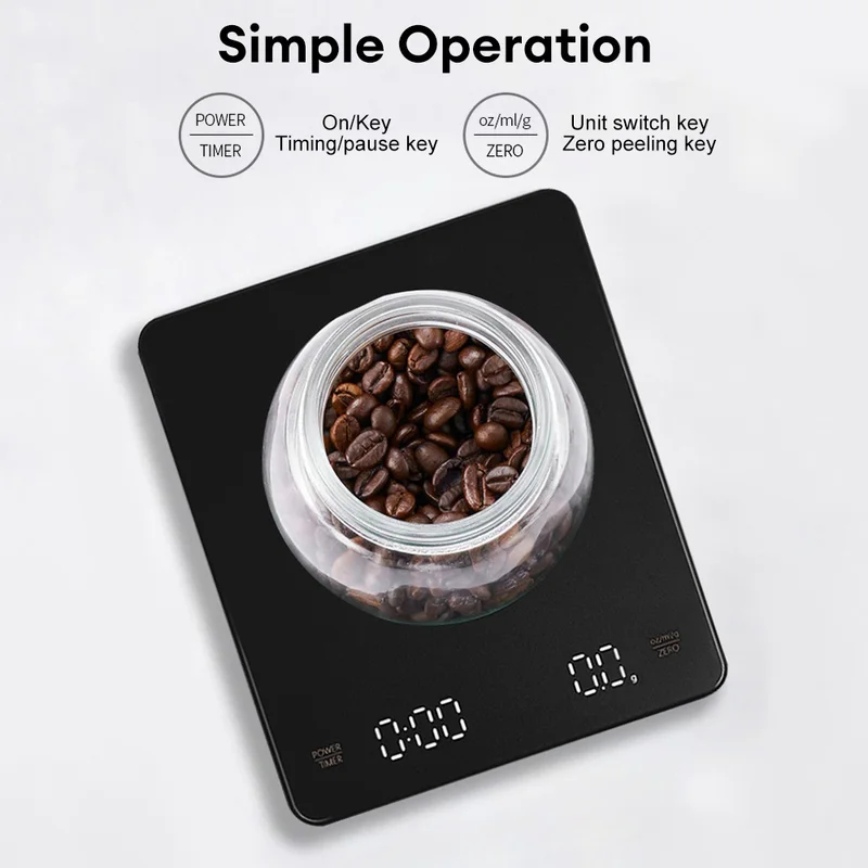 Digital Coffee Scale with Time - Kitchen Timer Digital ulasan dan harga