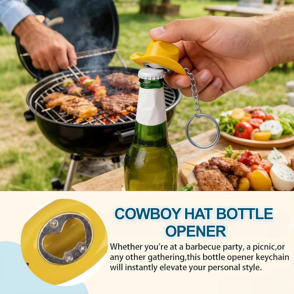 Cowboy Hat Design Bottle Opene - Kitchen Gadgets Home Party ulasan dan harga
