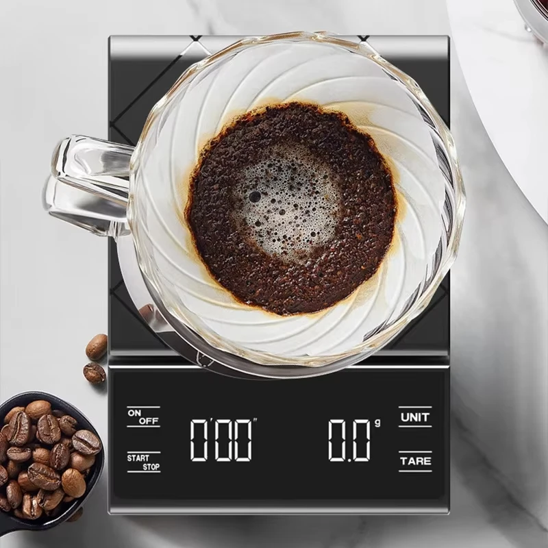 3kg/0.1g Coffee Scale With Tim - Kitchen Timer Digital ulasan dan harga