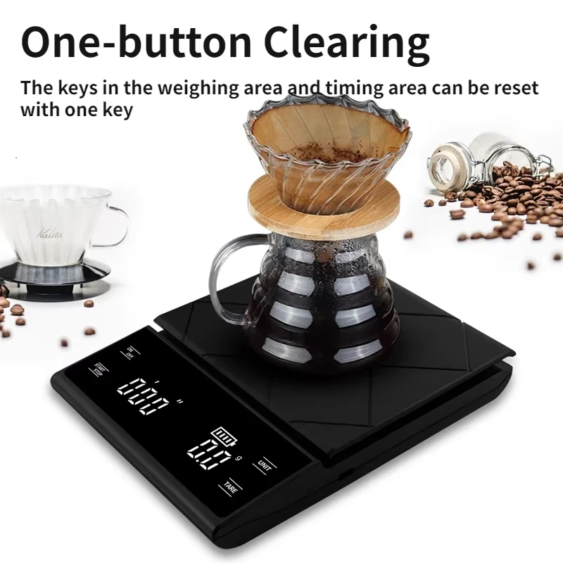 3kg/0.1g Coffee Scale With Tim - Kitchen Timer Digital ulasan dan harga