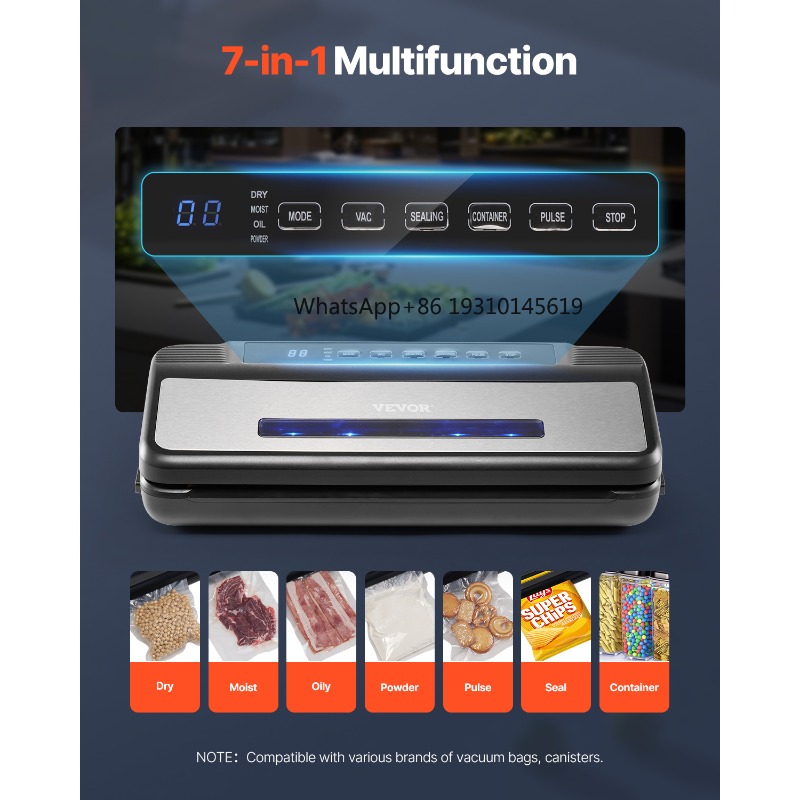 【From China】VEVOR 80Kpa 120W E - Food Vacuum Sealer ulasan dan harga